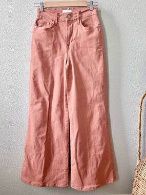 Frame La Palazzo Wide Leg Jeans in Terra Cotta Size 27